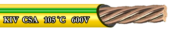 8.2 CSA認證 KIV 細蕊單芯電線 105℃ 600V