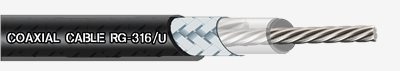 8.5 UL1979 (MIL-C-17) COAXIAL CABLE RG-316 RG-178 RG-179