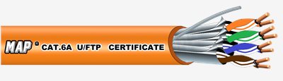 2.8 MAP® Cat6A U/FTP Cable 【23AWG Solid】