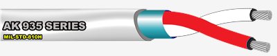 12.8 MIL-STD-810H TEFLON CABLE【 AK935 SERIES 】