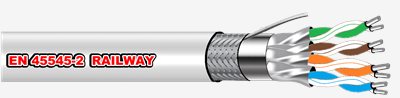 3.3 MAP® 【EN 45545-2】 RAILWAY ETHERNET CABLE Cat.7 S⁄ FTP